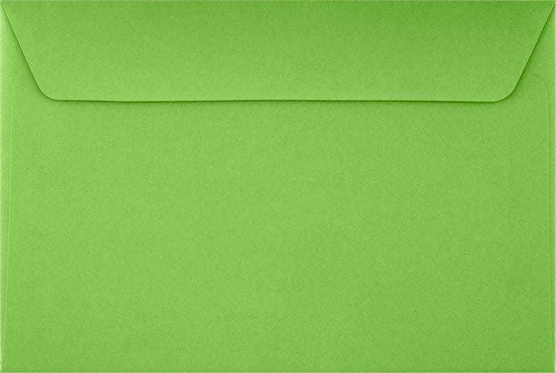 LUXPaper 6 x 9 Booklet Envelopes | Limelight Green | 80lb. Text | 50 Qty - Image 1
